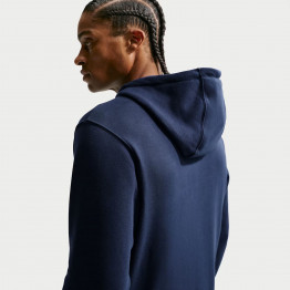 Мужская толстовка Nike Club FN3861-451 - темно-синяя