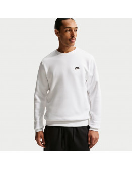 Мужская толстышка Nike Club French Terry Crew FN3886-100 - белая