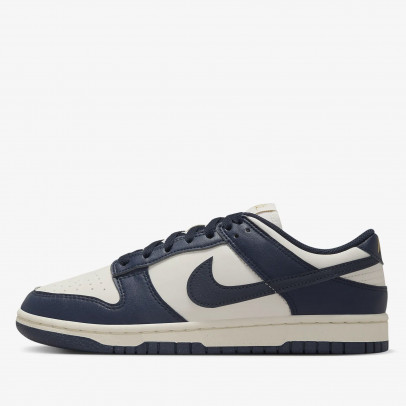 Обувь Nike Dunk Low Next Nature FZ6770-001 - темно-синие с белым