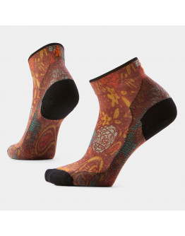 Женские носки Smartwool Bike Paisley Print Ankle 003103J331 - красные