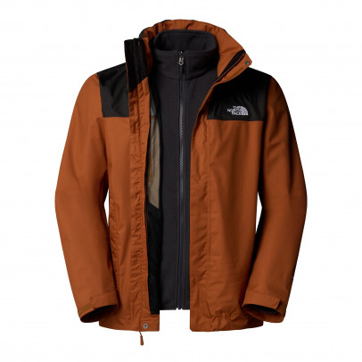 Мужская куртка The North Face Evolve II Triclimate 00CG55E0O1 - коричневая