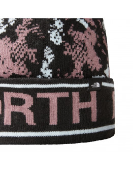 Шапка The North Face Ski Tuke Beanie 0A4SIEO3L1 - черно-розовая