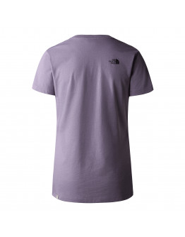 Футболка The North Face Easy 0A4T1QN141 - фиолетовая