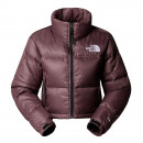 Женская куртка The North Face Nuptse Short Jacket 0A5GGEBQ71 - бордовая