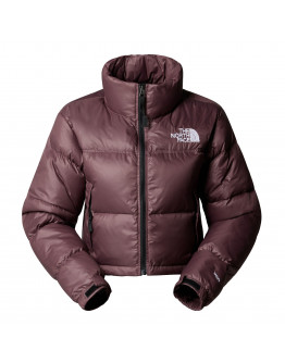 Женская куртка The North Face Nuptse Short Jacket 0A5GGEBQ71 - бордовая