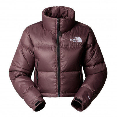 Женская куртка The North Face Nuptse Short Jacket 0A5GGEBQ71 - бордовая