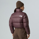 Женская куртка The North Face Nuptse Short Jacket 0A5GGEBQ71 - бордовая