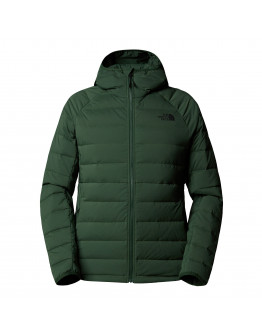 Куртка The North Face Belleview Stretch Hooded Down Jacket 0A7UJEI0P1 - зеленая