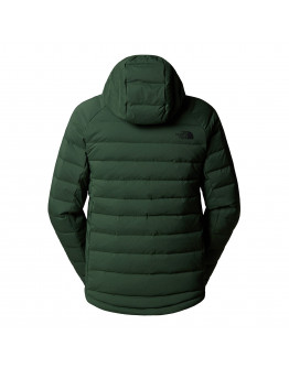 Куртка The North Face Belleview Stretch Hooded Down Jacket 0A7UJEI0P1 - зеленая