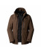 Мужская куртка The North Face 3 in 1 Table Down Triclimate 0A84IG5EX1 - коричневая