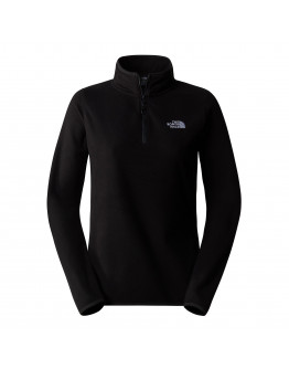 Толстовка The North Face 100 Glacier 1/4 Zip Fleece 0A855M4H01 - черная
