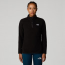 Толстовка The North Face 100 Glacier 1/4 Zip Fleece 0A855M4H01 - черная