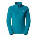 Женский флис The North Face 100 Glacier 1/4 Zip Fleece 0A855M6GO1 - голубой