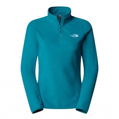 Женский флис The North Face 100 Glacier 1/4 Zip Fleece 0A855M6GO1 - голубой
