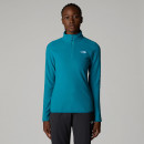 Женский флис The North Face 100 Glacier 1/4 Zip Fleece 0A855M6GO1 - голубой