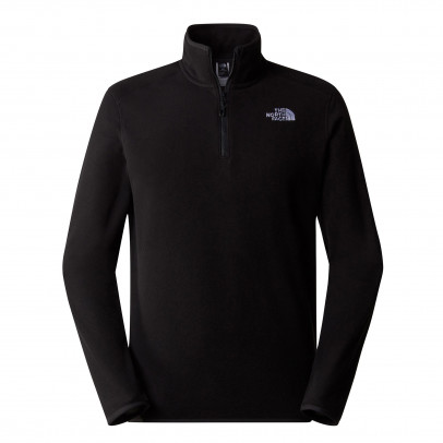 Толстовка The North Face 100 Glacier 1/4 Zip Fleece 0A855W4H01 - черная