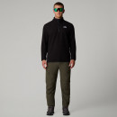 Толстовка The North Face 100 Glacier 1/4 Zip Fleece 0A855W4H01 - черная