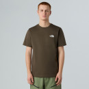 Мужская футболка The North Face Simple Dome 0A87NG21L1 - зеленая