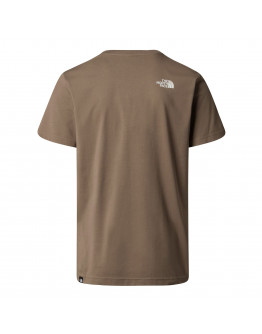 Мужская футболка The North Face Simple Dome 0A87NGBOW1 - коричневая