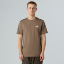 Мужская футболка The North Face Simple Dome 0A87NGBOW1 - коричневая
