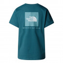 Женская футболка The North Face NSE Box 0A87NKE311 - синяя