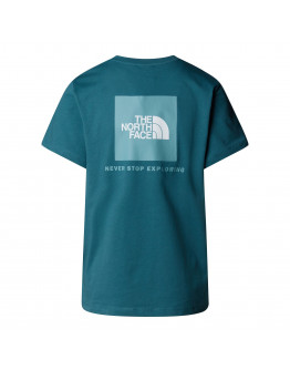 Женская футболка The North Face NSE Box 0A87NKE311 - синяя