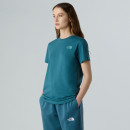 Женская футболка The North Face NSE Box 0A87NKE311 - синяя