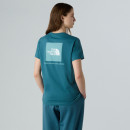 Женская футболка The North Face NSE Box 0A87NKE311 - синяя