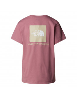 Женская футболка The North Face Redbox 0A87NKFA71 - розовая