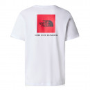 Футболка The North Face Redbox 0A87NPFN41 - белая
