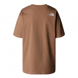 Женская футболка The North Face Simple Dome 0A87NQ6IH1 - коричневая