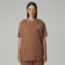 Женская футболка The North Face Simple Dome 0A87NQ6IH1 - коричневая