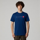 Футболка The North Never Stop Exploring 0A87NSD1R1 - темно-синяя