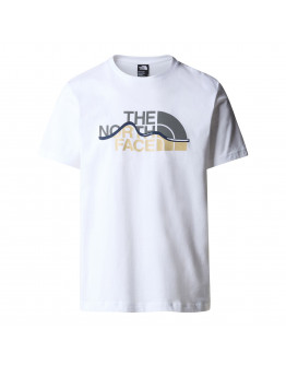 Мужская футболка The North Face Mountain Line 0A87NTFN41 - белая