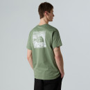 Мужская футболка The North Face NSE Box Celebration 0A87NVBO91 - зеленая