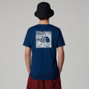 Мужская футболка The North Face Redbox Celebration 0A87NVD1R1 - темно-синяя