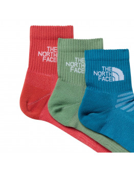 Носки unisex The North Face Multi Sport Cush Quarter 0A882GFTI1 - мультиколор