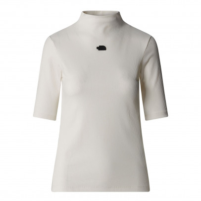 Женская футболка The North Face Mock Neck Slim 0A89C3QLI1 - белая