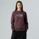 Женская футболка The North Face Drew Peak 0A89EFFAI1 - коричневая