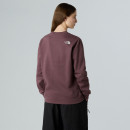 Женская футболка The North Face Drew Peak 0A89EFFAI1 - коричневая