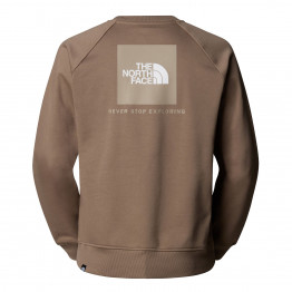 Мужская толстовка The North Face Raglan Box NS Crew 0A89FAE1Q1 - коричневая