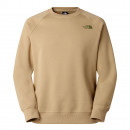 Мужская толстовка The North Face Raglan Box NS Crew 0A89FALK51 - бежевый
