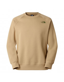 Мужская толстовка The North Face Raglan Box NS Crew 0A89FALK51 - бежевый