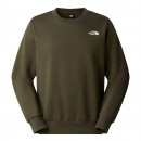 Мужская толстовка The North Face Simple Dome Crew 0A89FB21L1 - зеленая