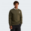 Мужская толстовка The North Face Simple Dome Crew 0A89FB21L1 - зеленая