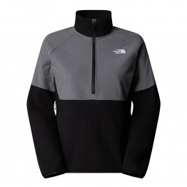 Женская толстовка The North Face Glacier 1/2 Zip Fleece 0A89JBAFI1 - черно-серая