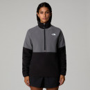 Женская толстовка The North Face Glacier 1/2 Zip Fleece 0A89JBAFI1 - черно-серая