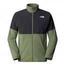 Мужская толстовка The North Face 100 Glacier Heavyweight Full-Zip Fleece 0A89JGDKI1 - зеленая-черная