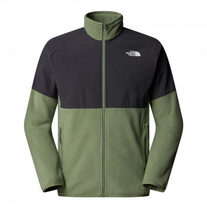 Мужская толстовка The North Face 100 Glacier Heavyweight Full-Zip Fleece 0A89JGDKI1 - зеленая-черная