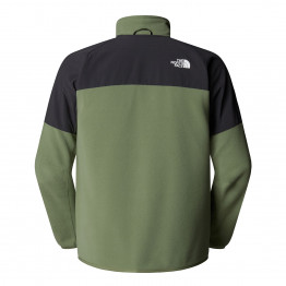 Мужская толстовка The North Face 100 Glacier Heavyweight Full-Zip Fleece 0A89JGDKI1 - зеленая-черная